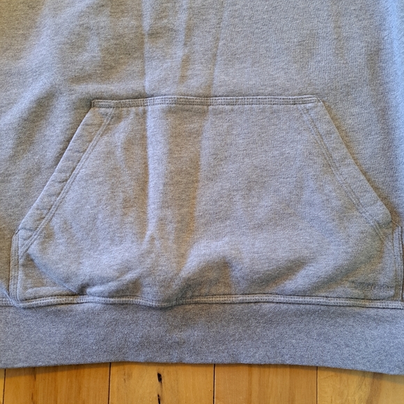 VGUC! L.L. Bean Katahdin Iron Works Quarter Zip Sweatshirt Gray Heather - Picture 5 of 16